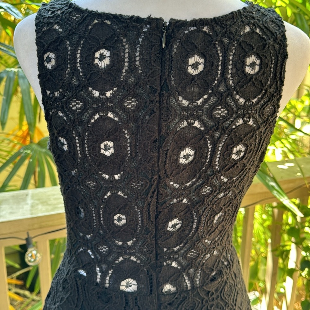 BB‎ Dakota Black Lace Sleeveless Dress - Picture 6 of 16